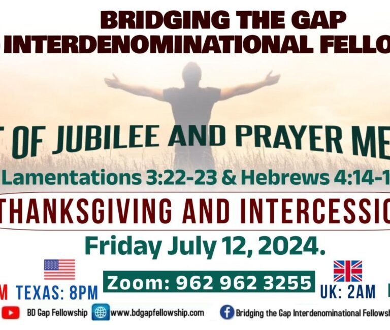 Night of Jubilee and Prayer Meeting