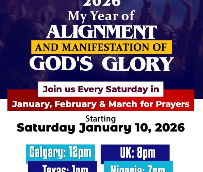 2026 My Year of Alignment and Manifestation of God’s Glory